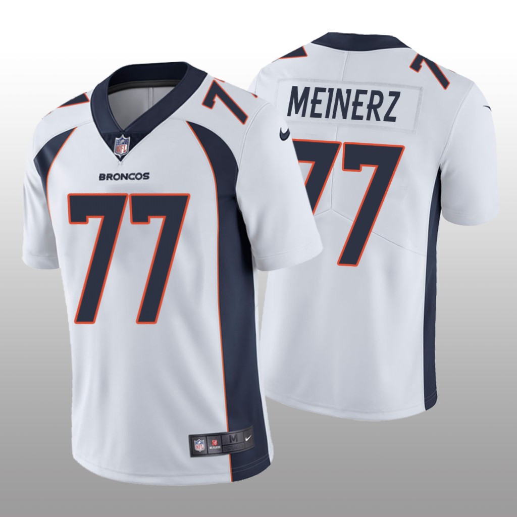 Denver Broncos Quinn Meinerz White Jersey Vapor Limited - Men's