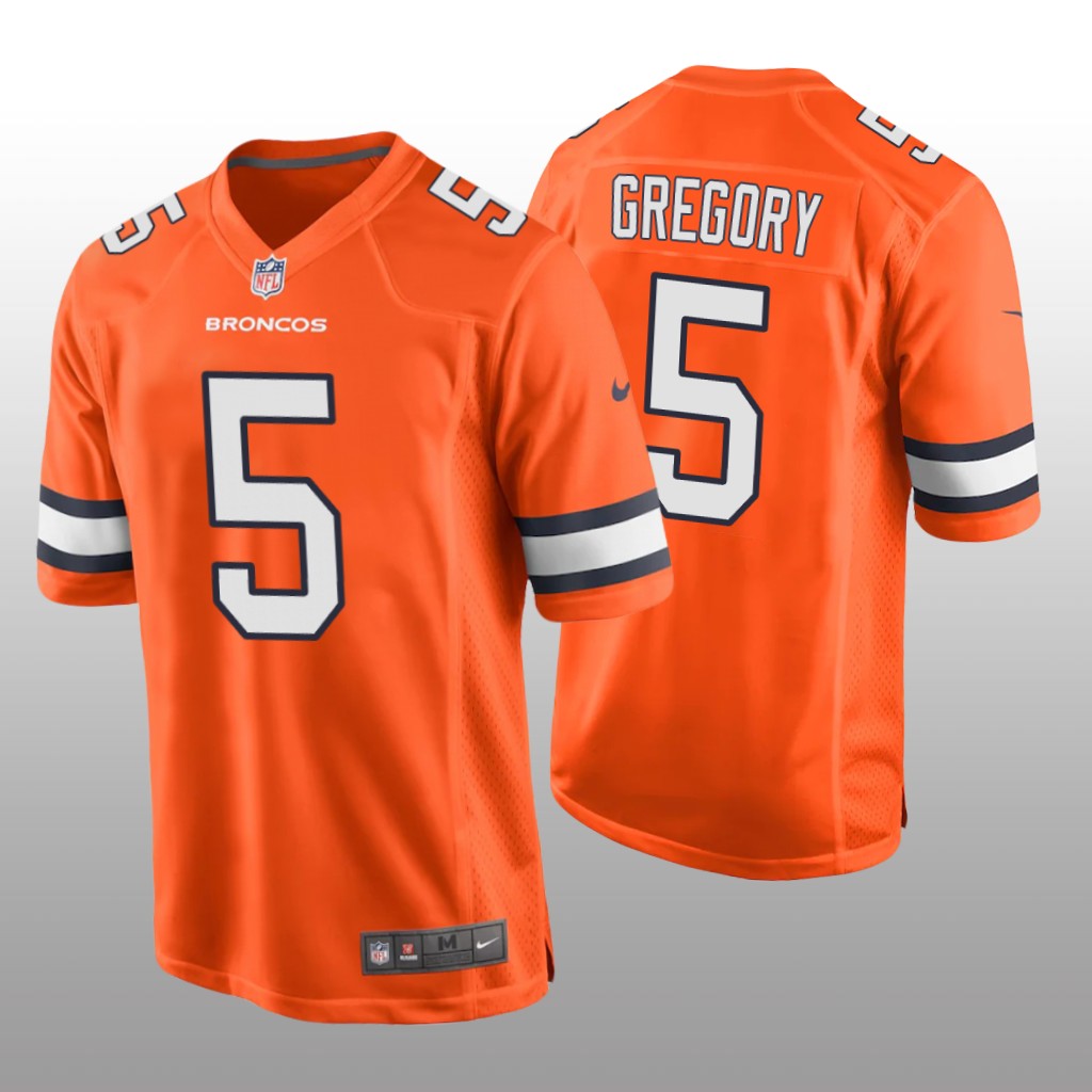 Denver Broncos Randy Gregory Orange Jersey Alternate Game - Men's