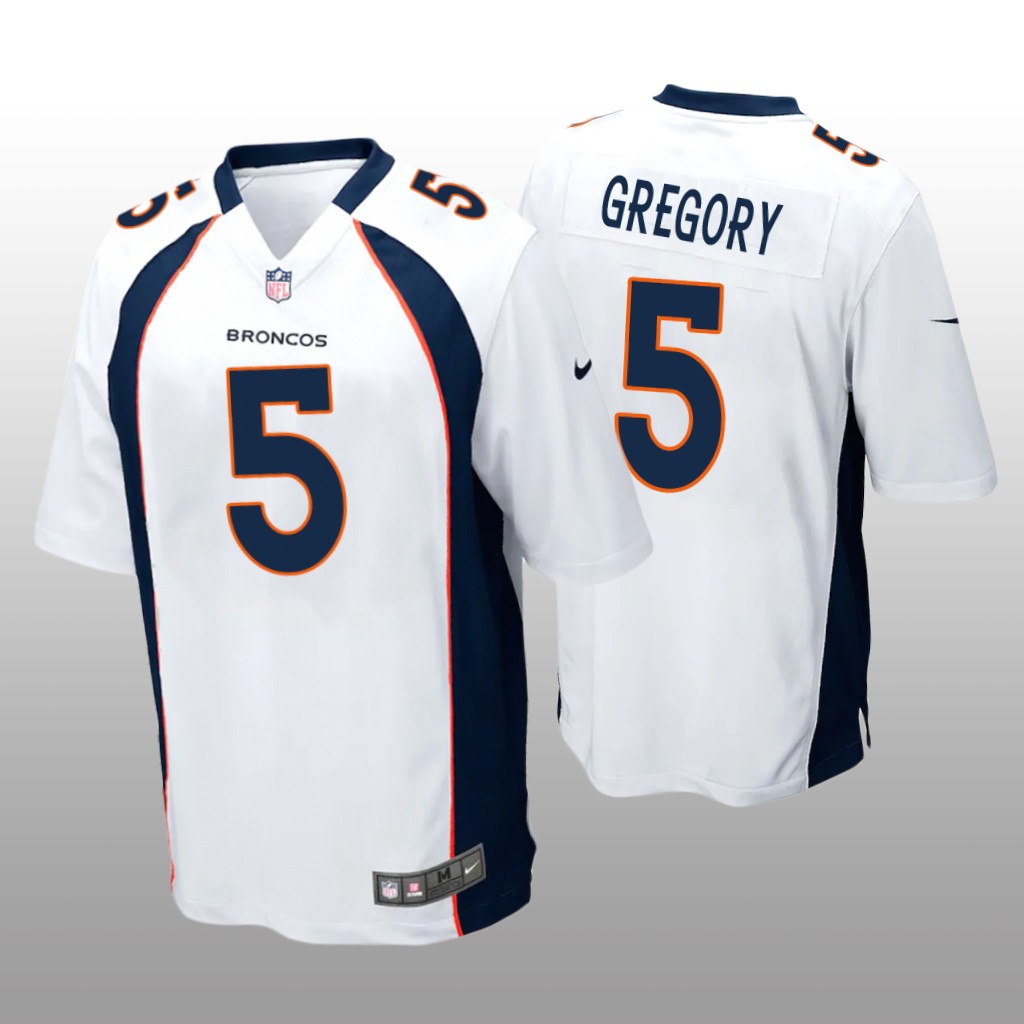 Denver Broncos Randy Gregory White Jersey Game - Men's