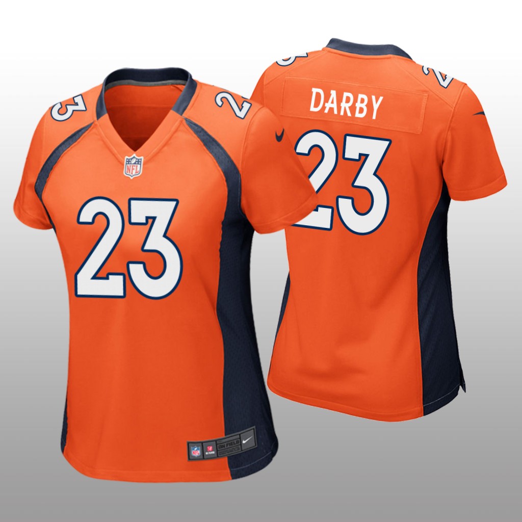 Denver Broncos Ronald Darby Orange Jersey Game - Women's