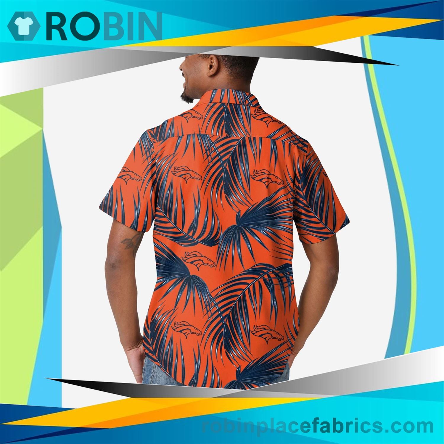 Denver Broncos Up Hawaiian Shirt