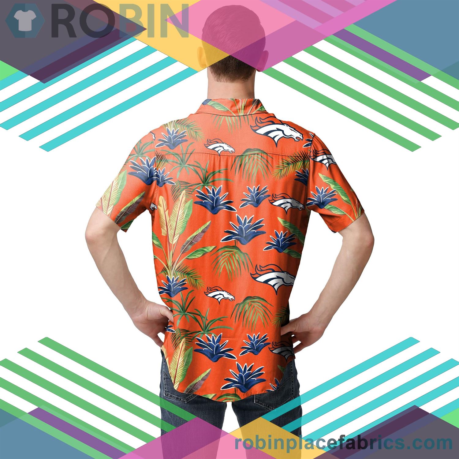 Denver Broncos Victory Vacay Up Hawaiian Shirt