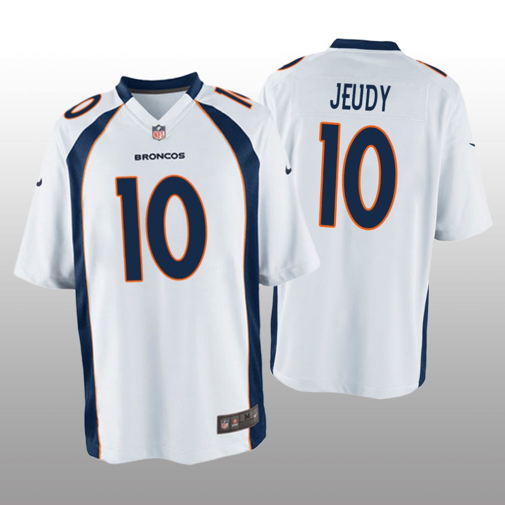 Denver Broncos White 2020 NFL Draft Jerry Jeudy Game Jersey