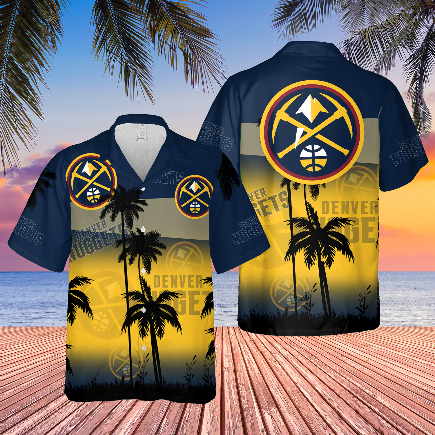 Denver Nuggets 2023 Hawaiian Custom Design