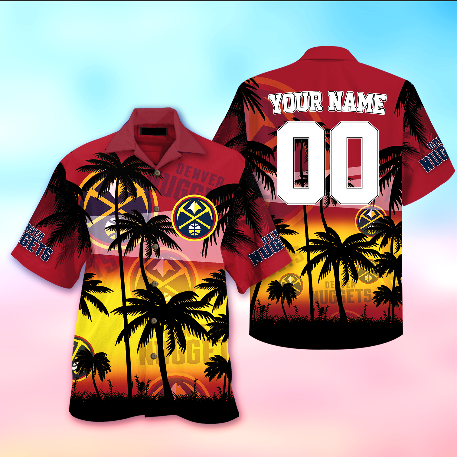 Denver Nuggets 2023 Hawaiian Custom Design