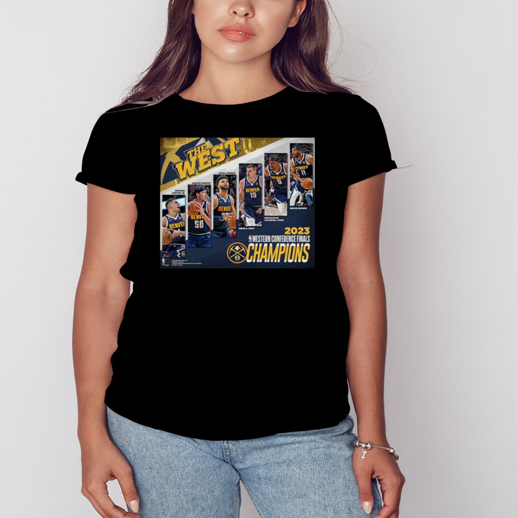 Denver Nuggets Authentic 2023 Western Conference Champions Men’s Shirt
