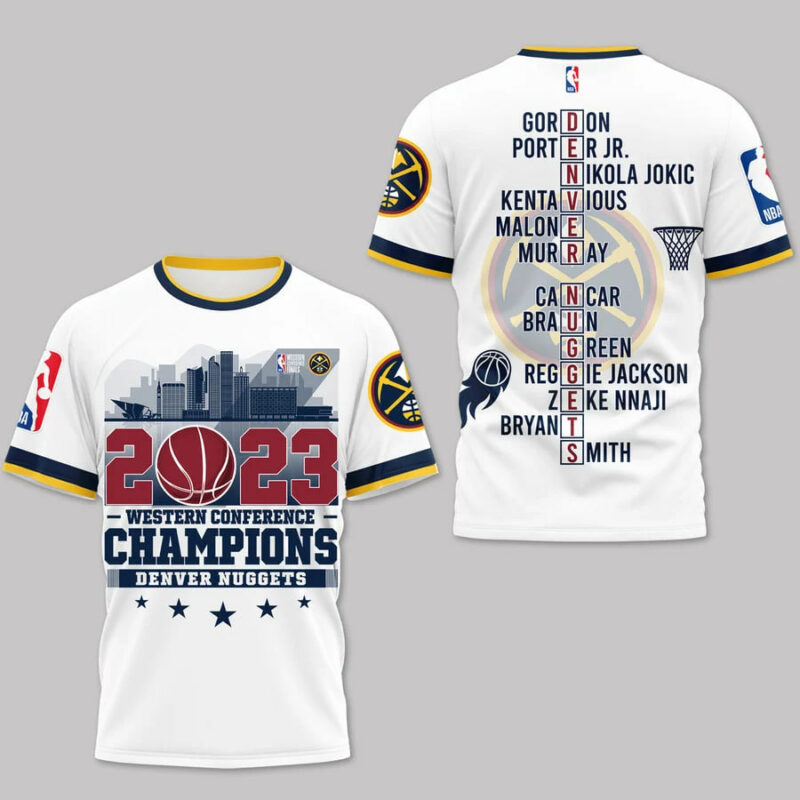 Denver Nuggets Champion 2022-2023 T-shirt 3D