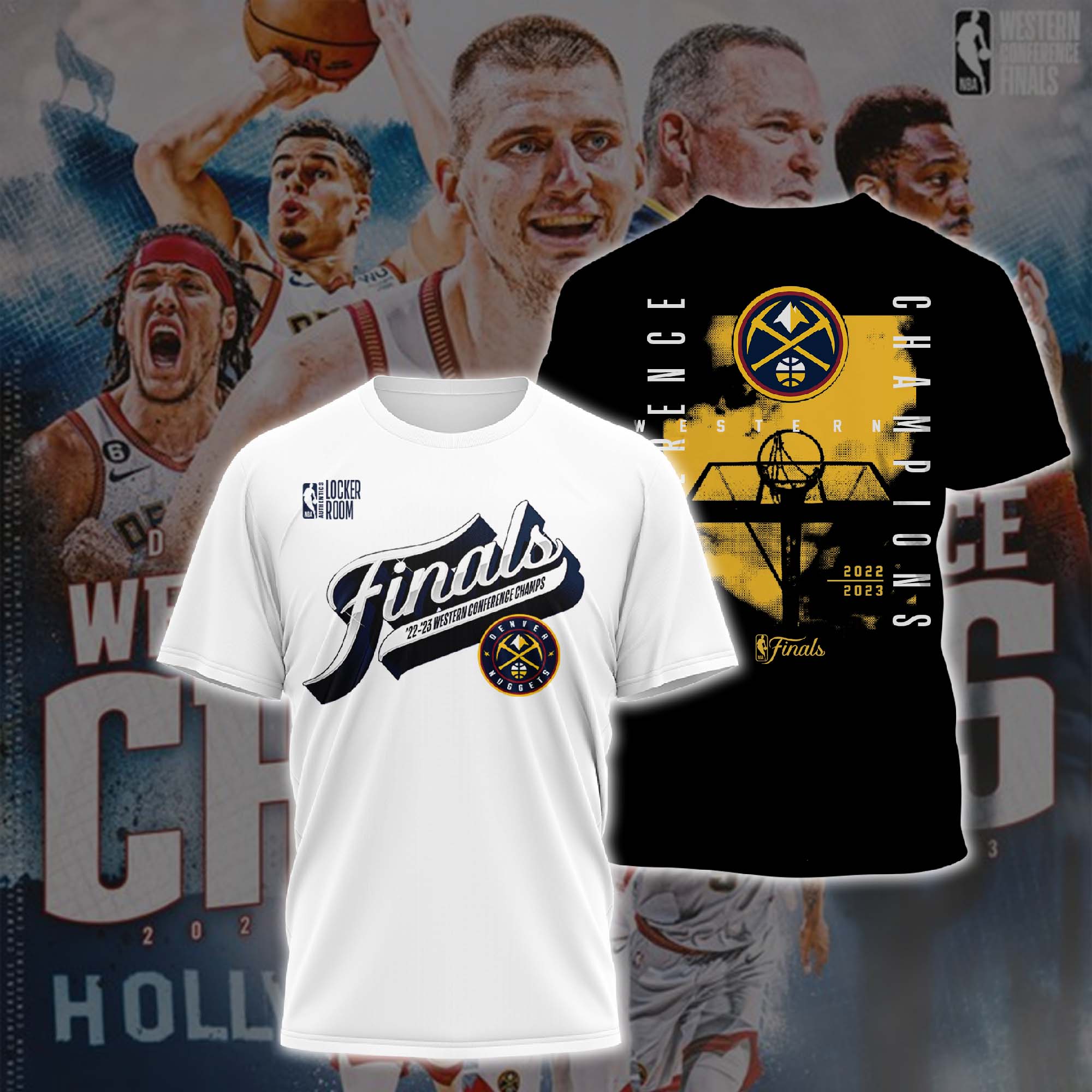 Denver Nuggets Champion 2022-23 3D T-shirt