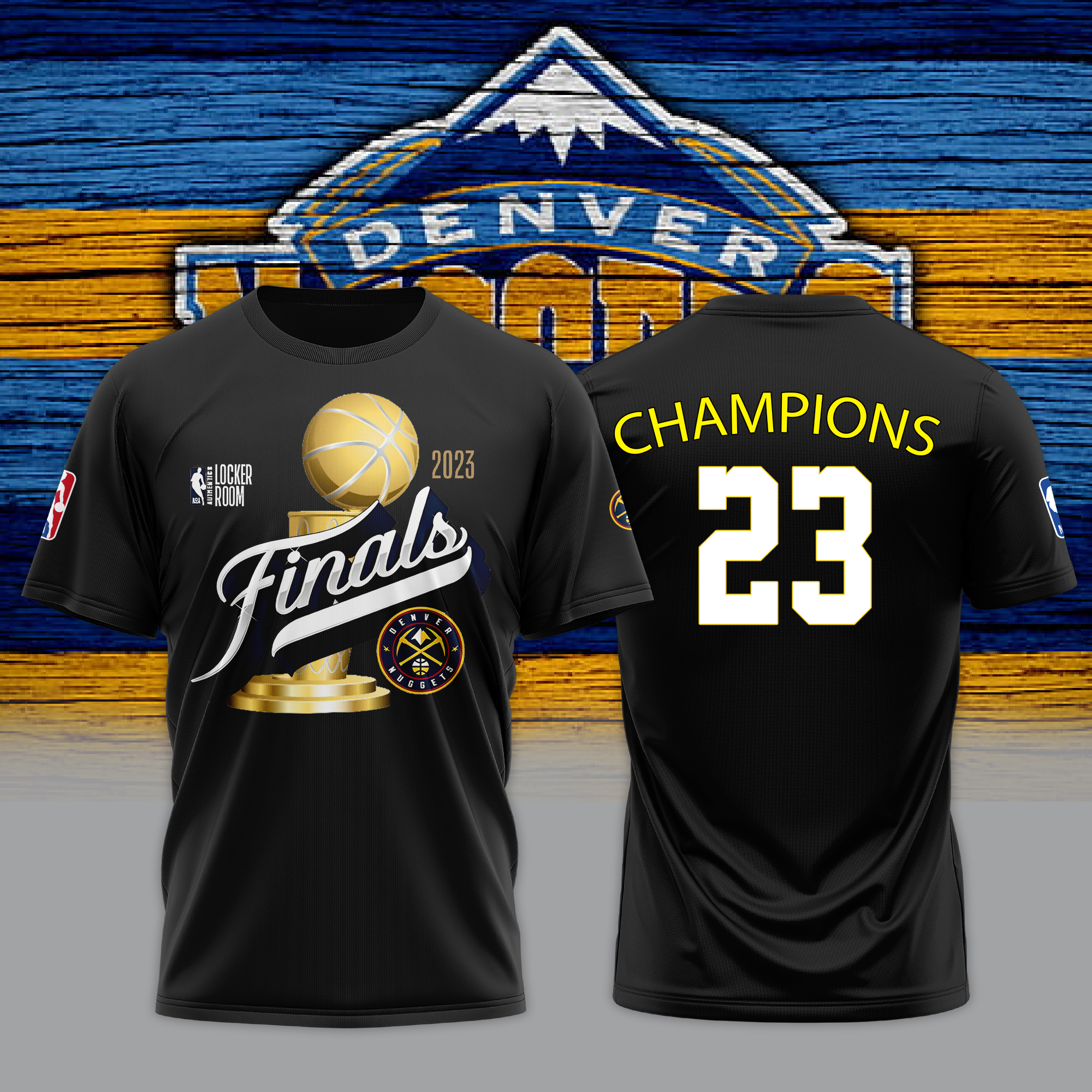 Denver Nuggets CHAMPIONS 2022-23 3D T-Shirt