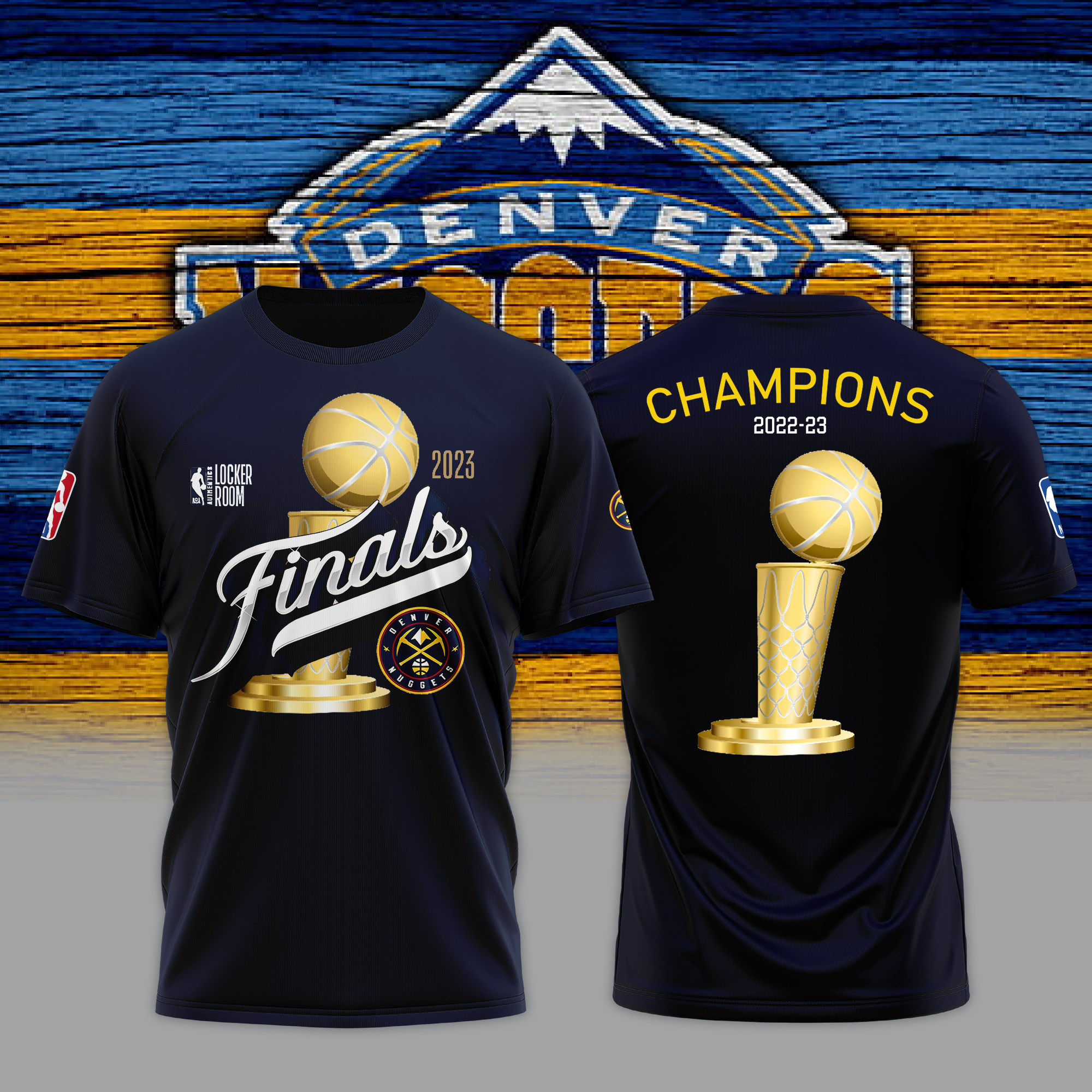 Denver Nuggets CHAMPIONS 2022-23 3D T-Shirt