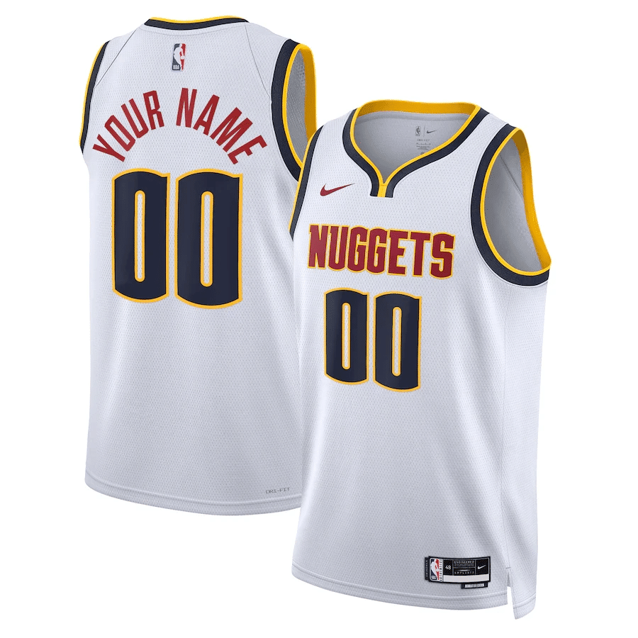 Denver Nuggets Custom 00 Men 2022/23 Swingman Jersey – Association Edition