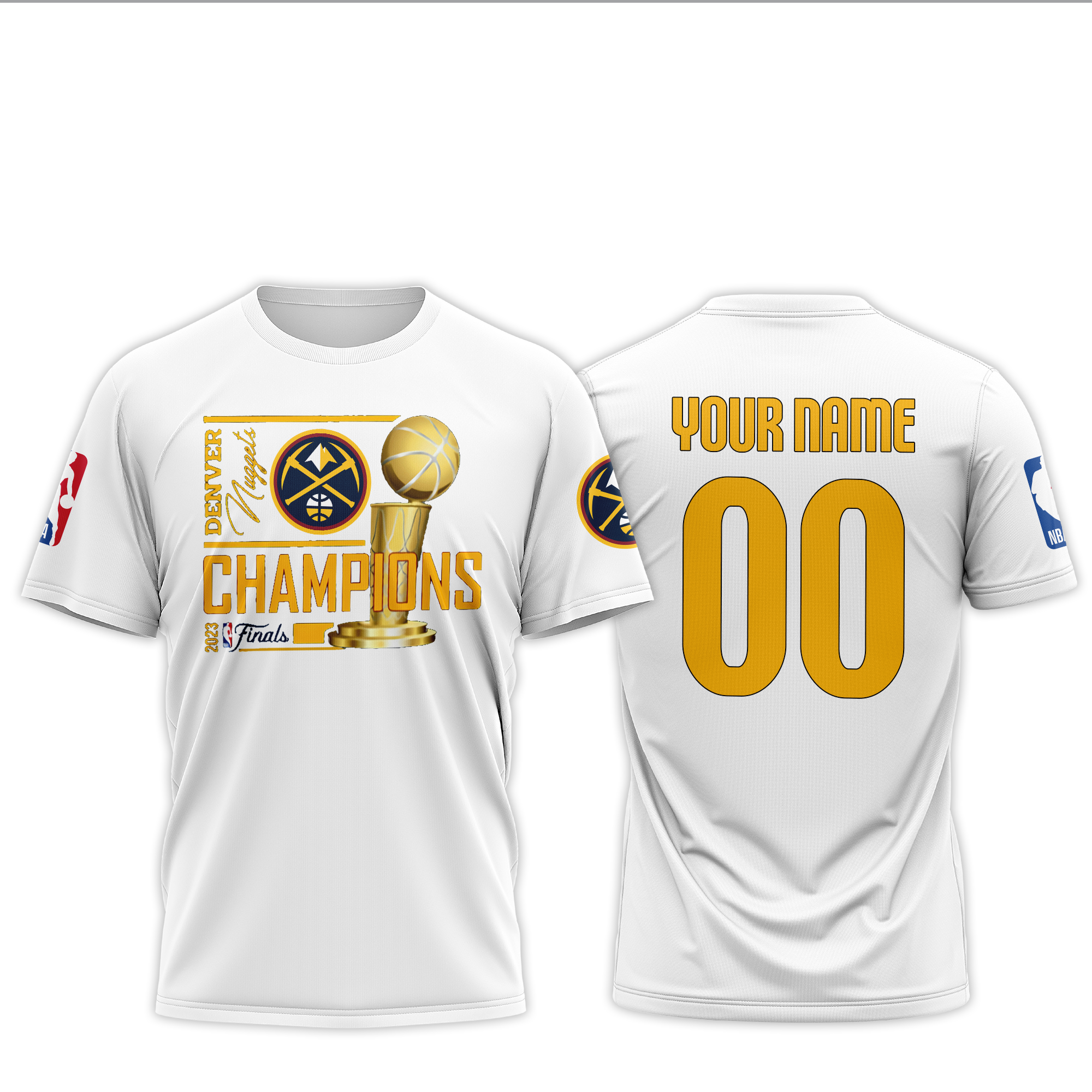 Denver Nuggets Finals Champions 2022-23 T-Shirt Custom Name/Number
