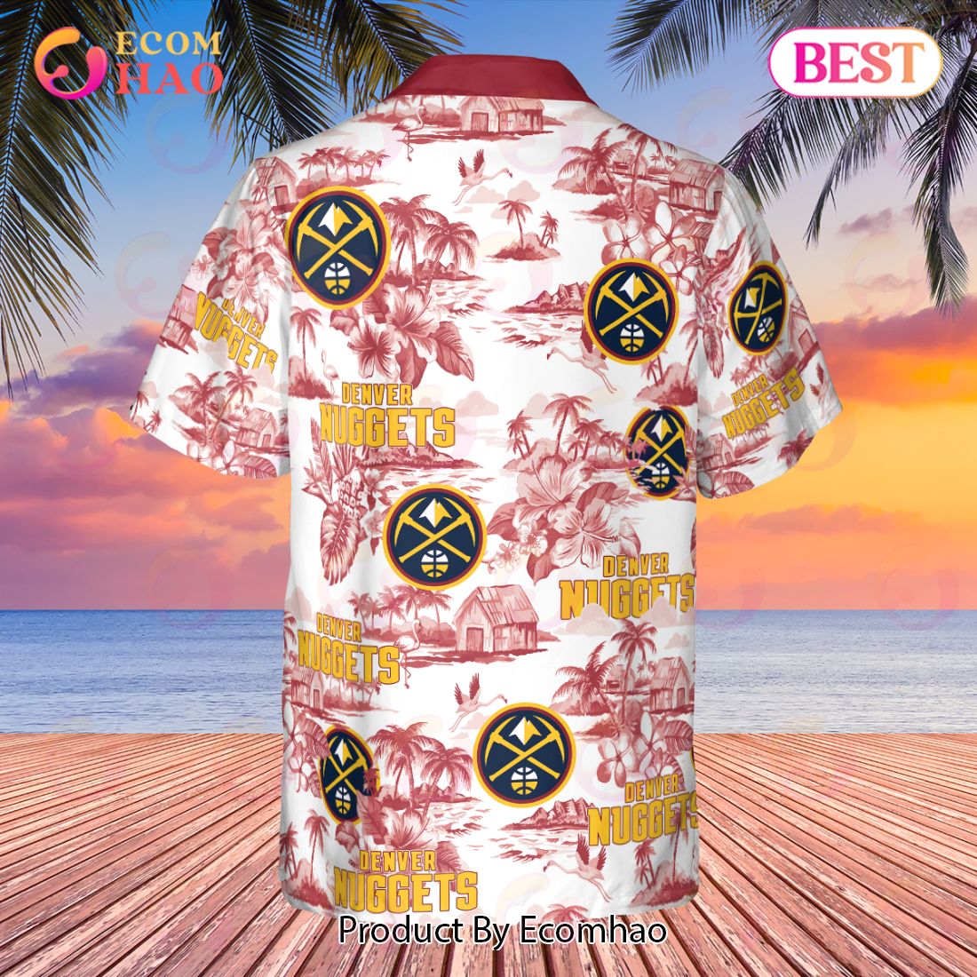Denver Nuggets National Basketball Association 2023 AOP Hawaiian Shirt