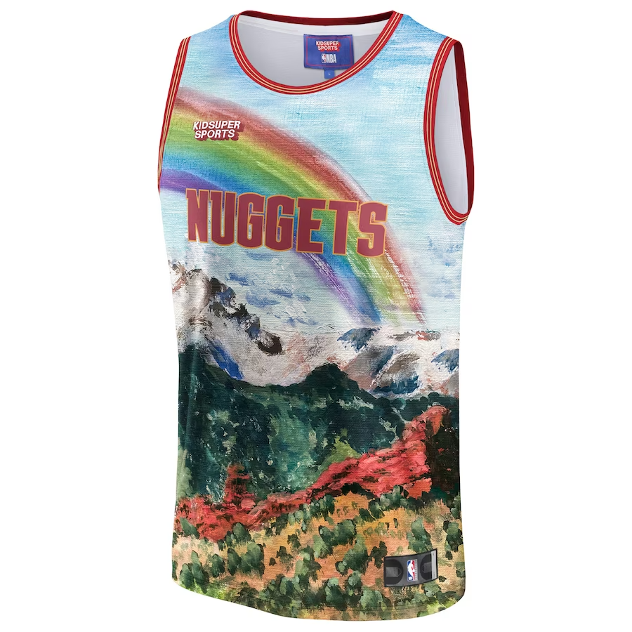 Denver Nuggets NBA & KidSuper Studios Unisex Hometown Jersey – Blue