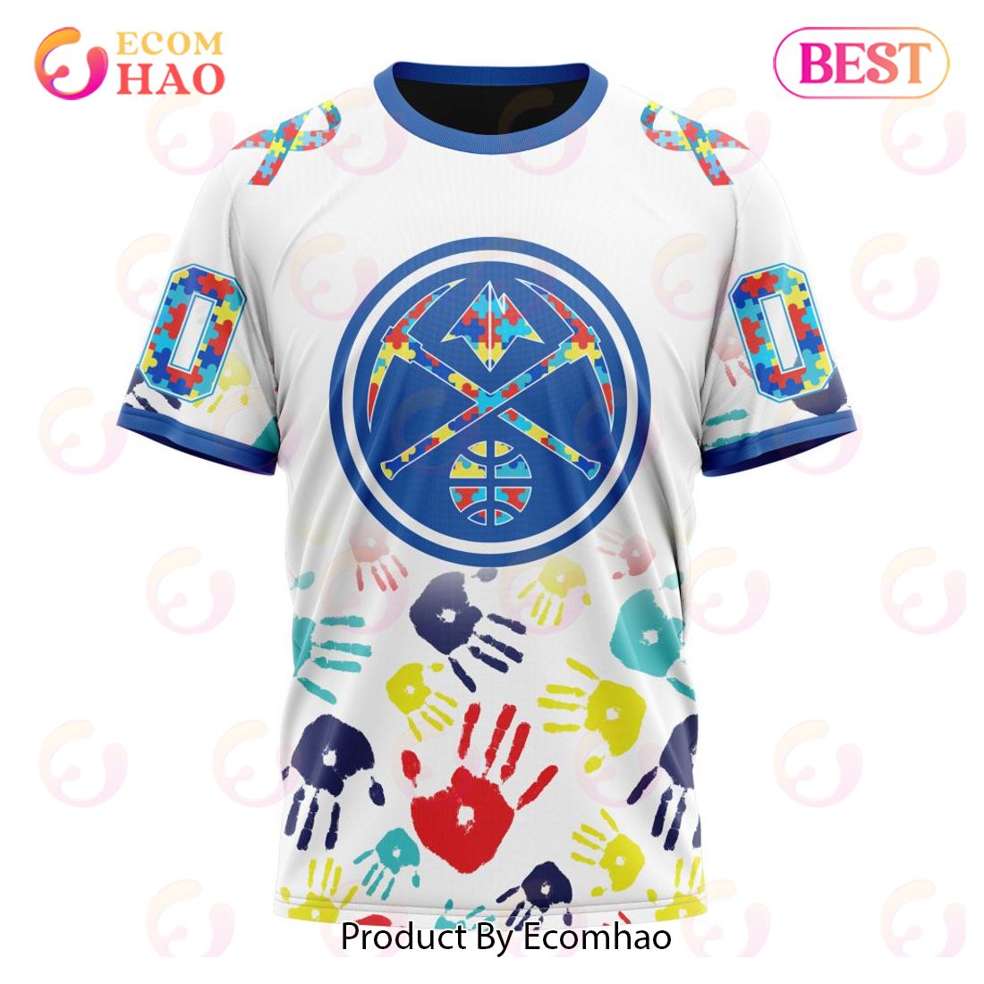 Denver Nuggets NBA 3D T-Shirt Gift For Fan