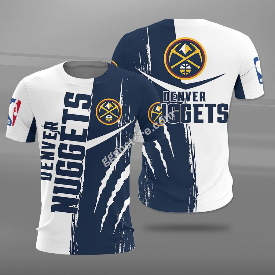 Denver Nuggets NBA 3D T-Shirt Gift For Fan