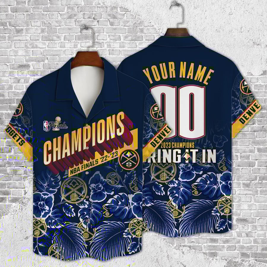 DENVER NUGGETS NBA CHAMPIONS 3D HAWAIIAN SHIRT