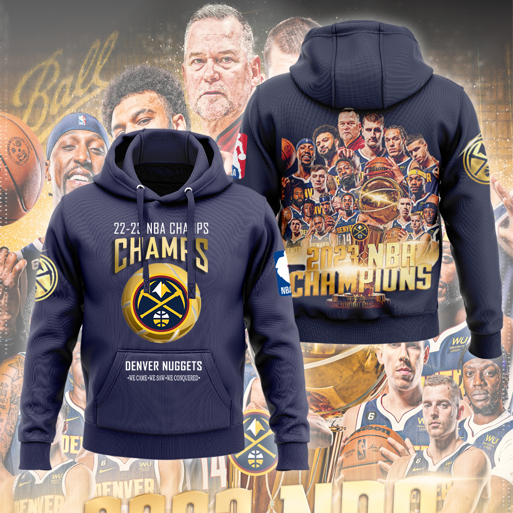 Denver Nuggets New Era 2023 Champions Hoodie