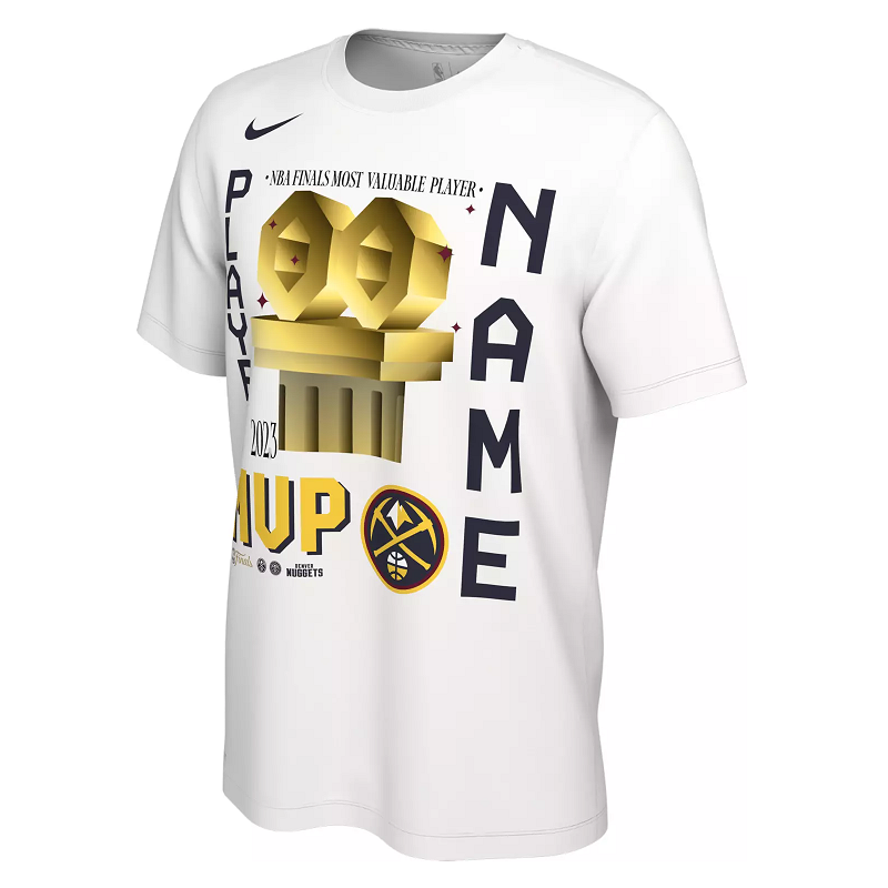 Denver Nuggets Nike NBA Champs 22-23 Celebration Trophy T-Shirt – Mens