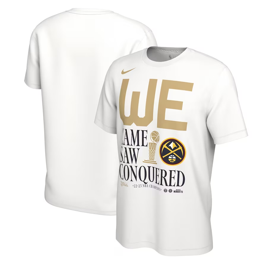 Denver Nuggets Nike NBA Finals 2023 Celebration Homecoming Parade T-Shirt – Mens