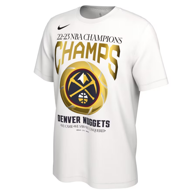 Denver Nuggets Nike NBA Finals 2023 Celebration Roster T-Shirt – Mens