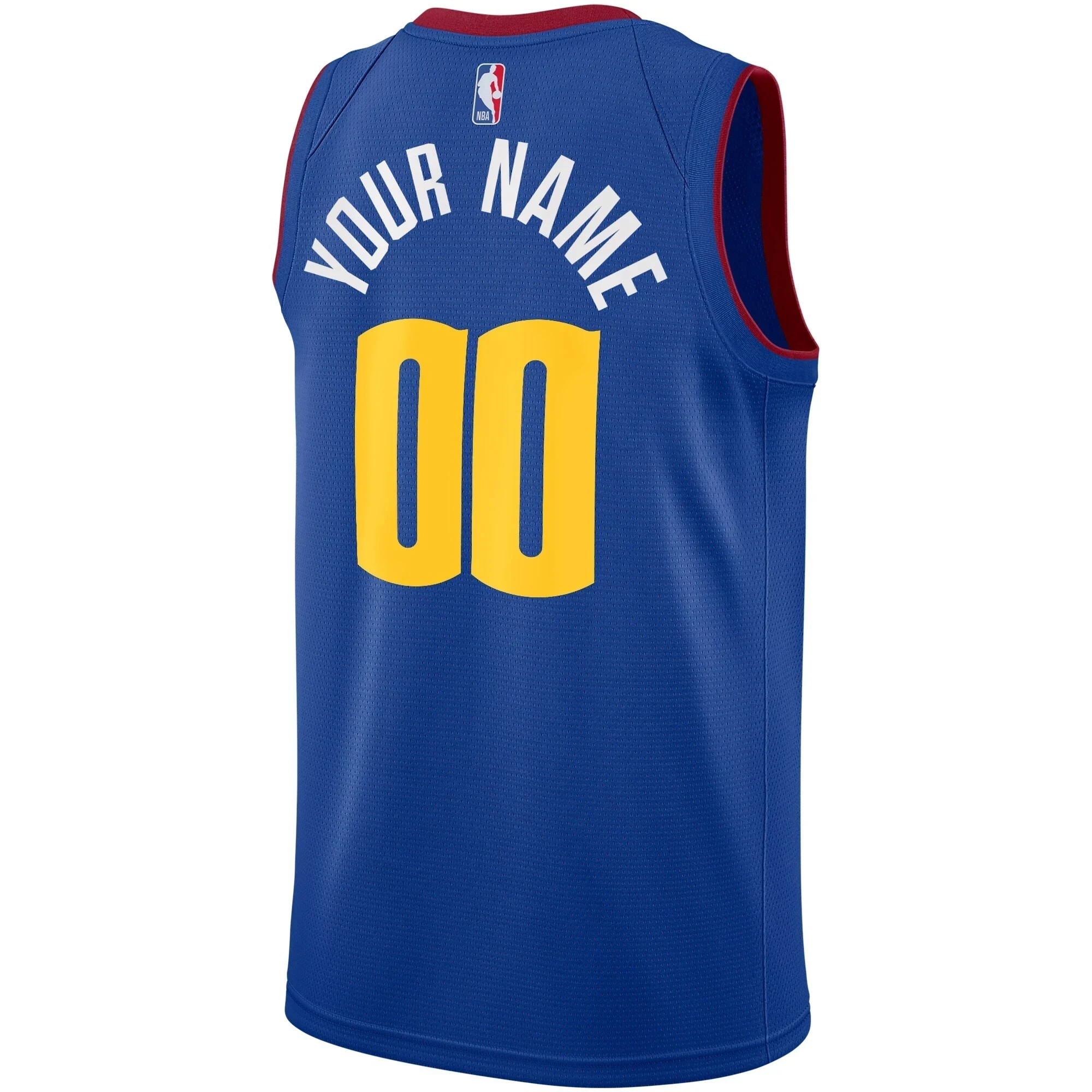 Denver Nuggets Swingman Custom Jersey – Statement Edition – Blue