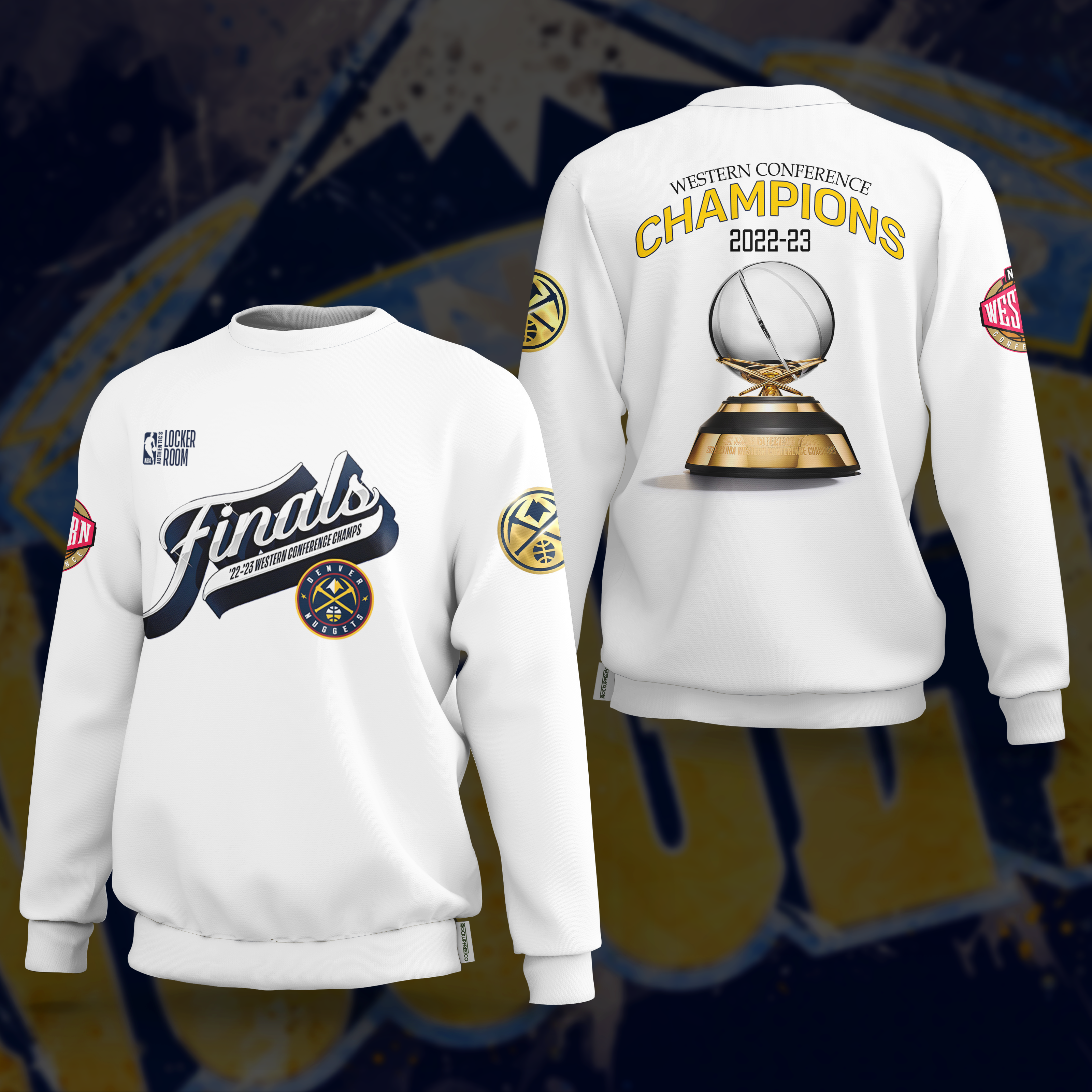 Denver Nuggets Western Conference CHAMPIONS 2022-23 Sweatshirt – New Logo