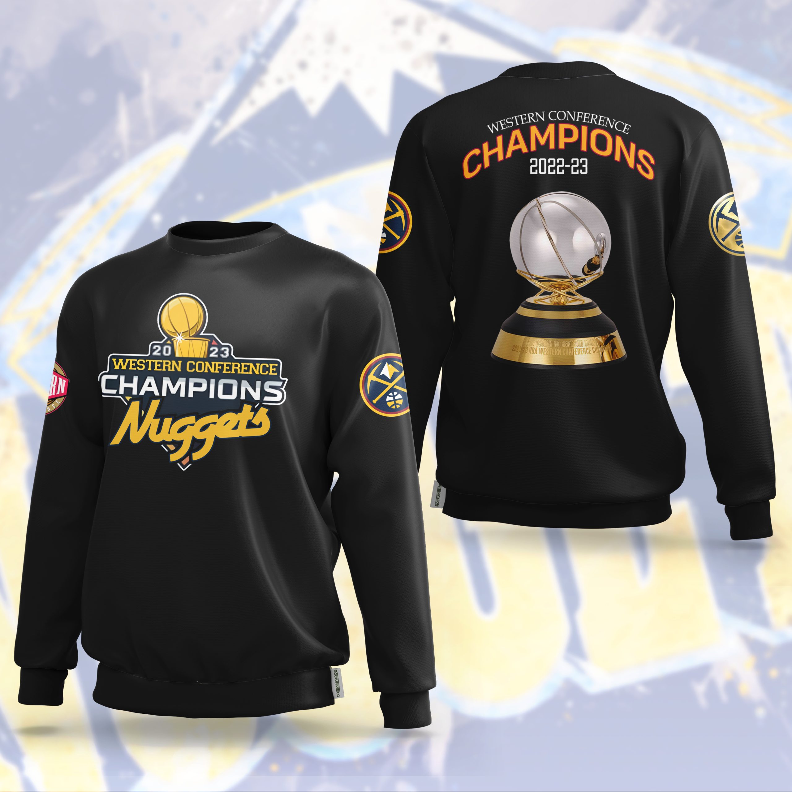Denver Nuggets Western Conference CHAMPIONS 22-23 Collection Sweatshirt
