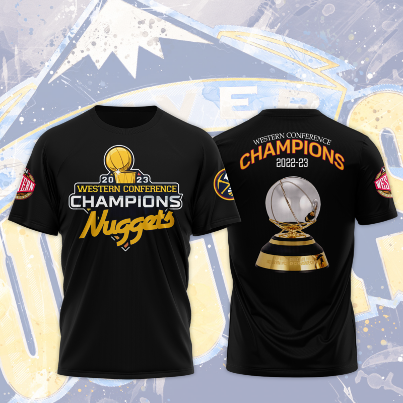 Denver Nuggets Western Conference CHAMPIONS 22-23 Collection T-Shirt