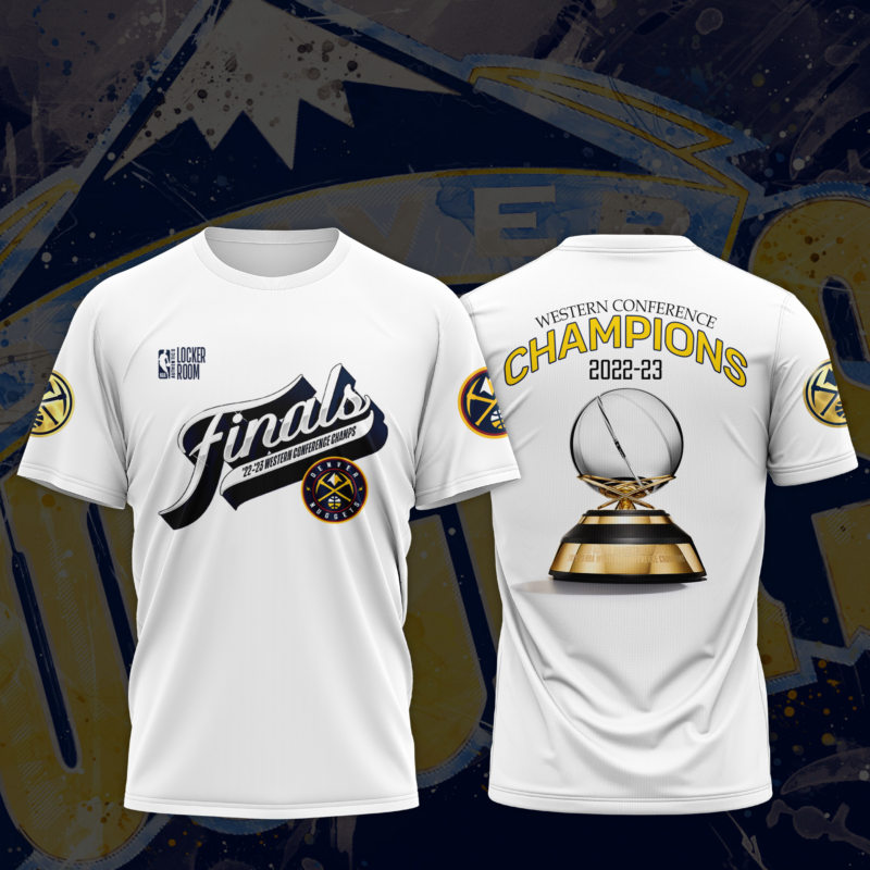 Denver Nuggets Western Conference CHAMPIONS 22-23 T-Shirt – New Logo