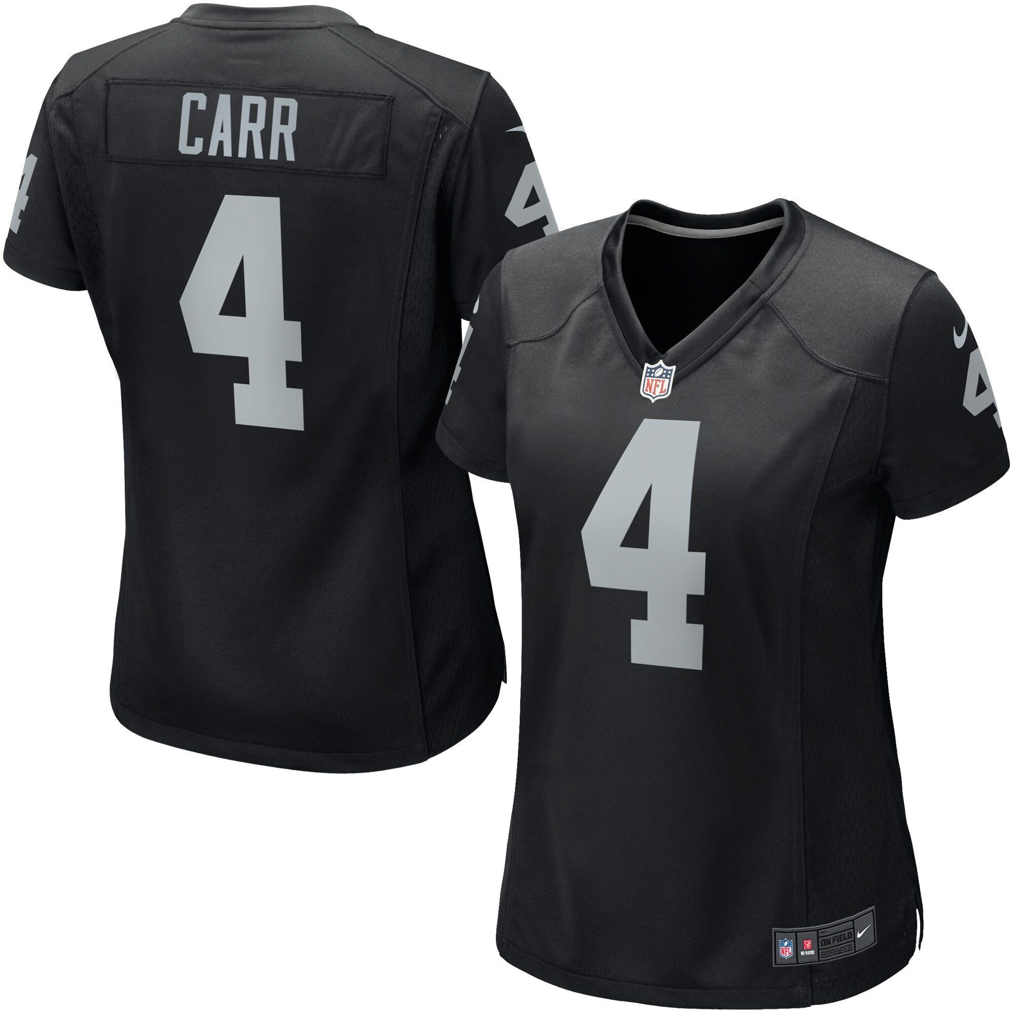 Derek Carr Las Vegas Raiders Game - Black Jersey - All Stitched 