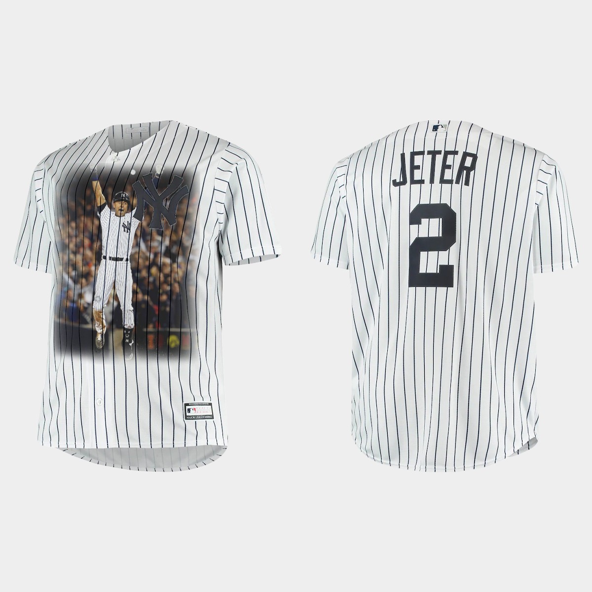 Derek Jeter's Walk-off in His Final Game Graphic Jersey - White