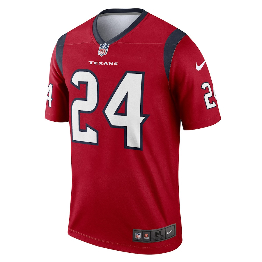Derek Stingley Jr. 24 Houston Texans Legend Stitched Jersey – Red