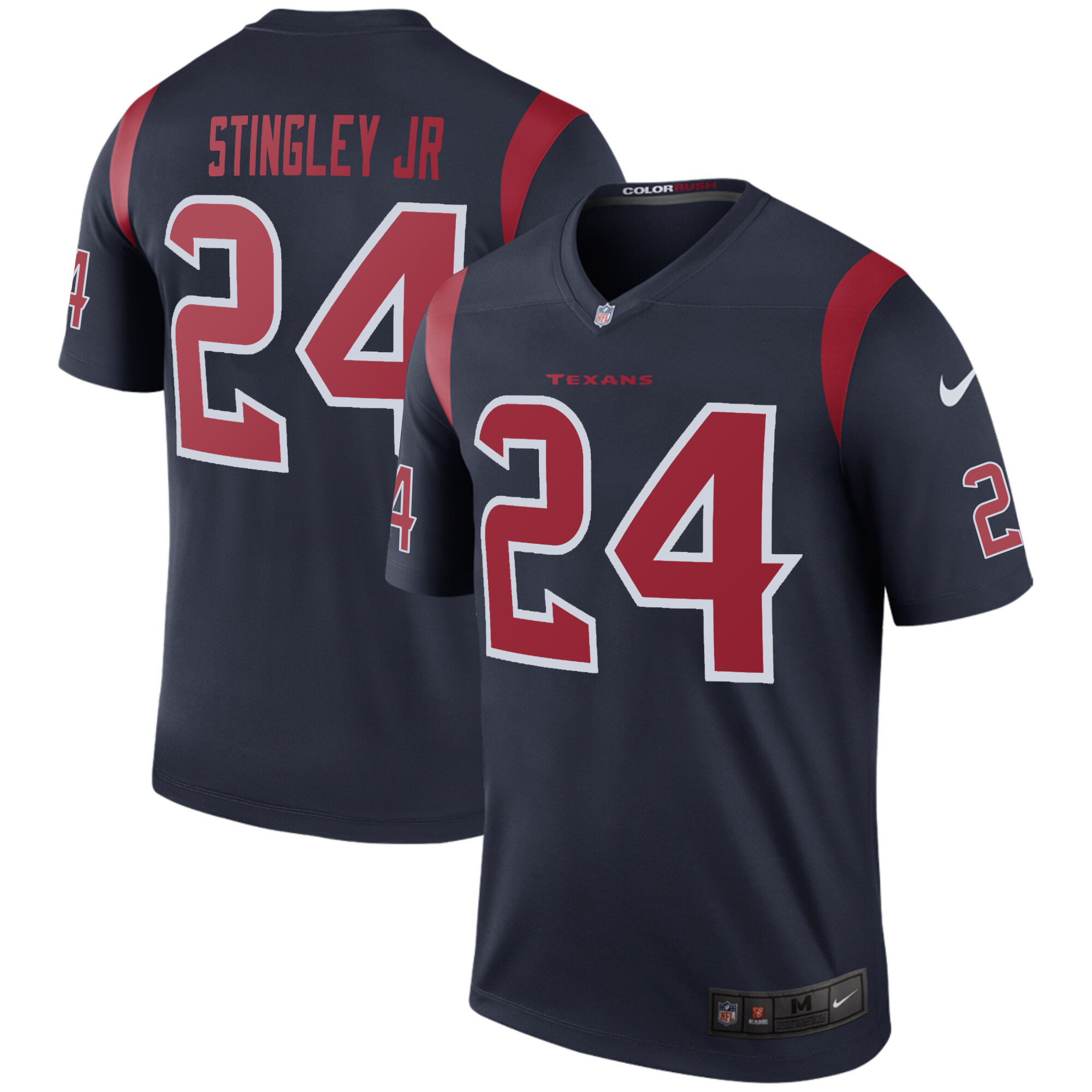 Derek Stingley Jr. Houston Texans Color Rush Legend Game Jersey - All Stitched 