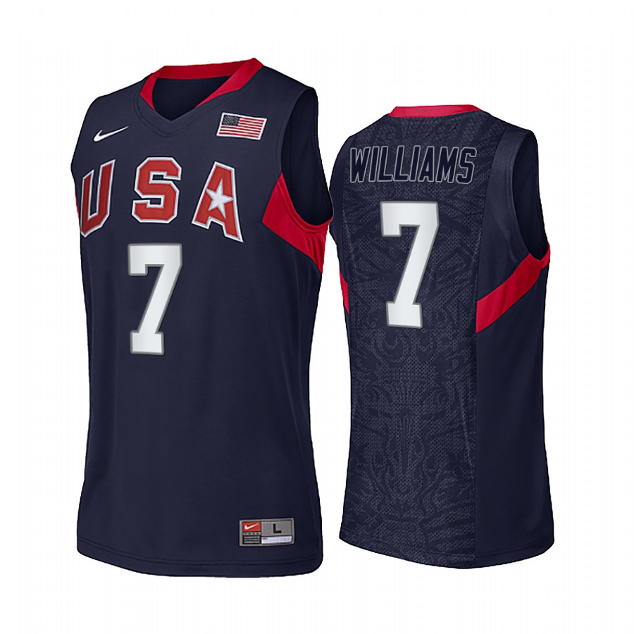 Deron Williams USA #7 Navy 2008 Summer Olympics Limited Jersey