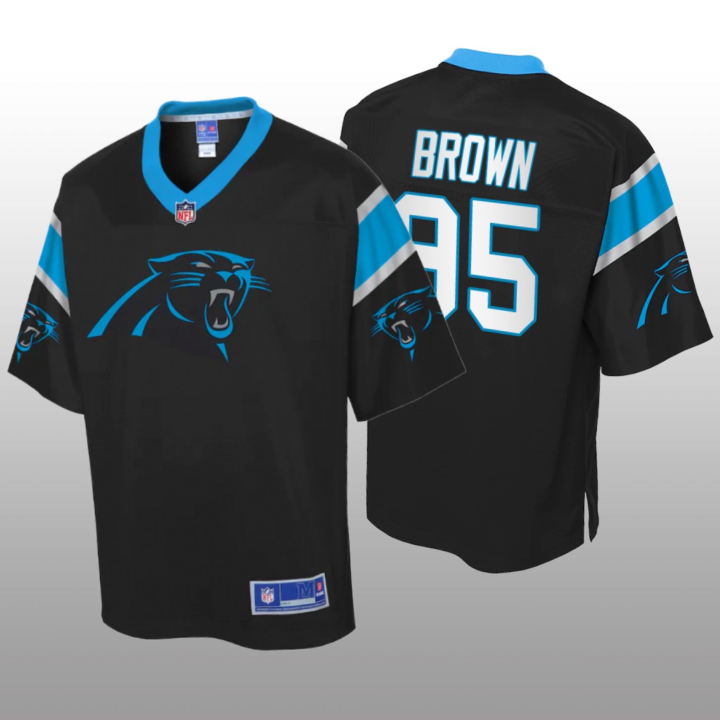 Derrick Brown Carolina Panthers Pro Line Black Icon Jersey