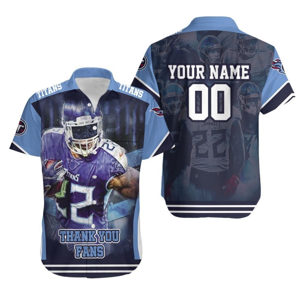 Derrick Henry Tennesee Titans Super Bowl 2021 Afc South Division Personalized Hawaiian Shirt