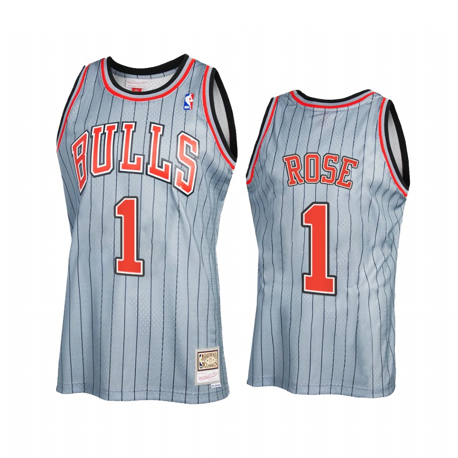 Derrick Rose #1 Chicago Bulls 2021 Reload 2.0 Jersey Gray