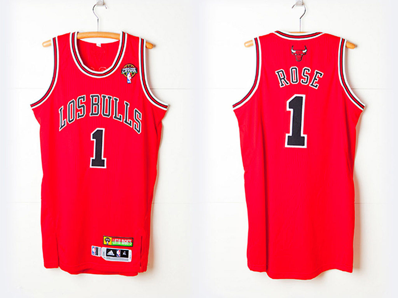 Derrick Rose Chicago Bulls #1 2012-2013 jersey