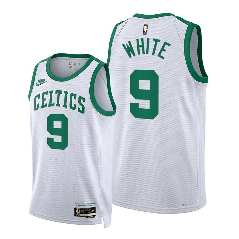 Derrick White Boston Celtics 2022 Classic Edition White 9 Jersey Year Zero – Men Jersey
