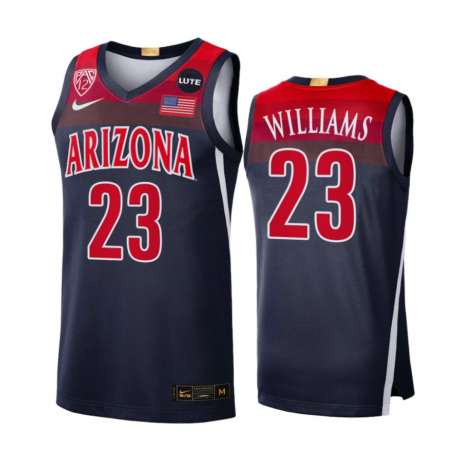 Derrick Williams Arizona Wildcats Navy Jersey Elite Limited Alumni