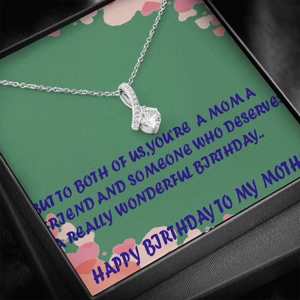 Deserve A Really Wonderful Birthday Alluring Beauty Necklace For Mom