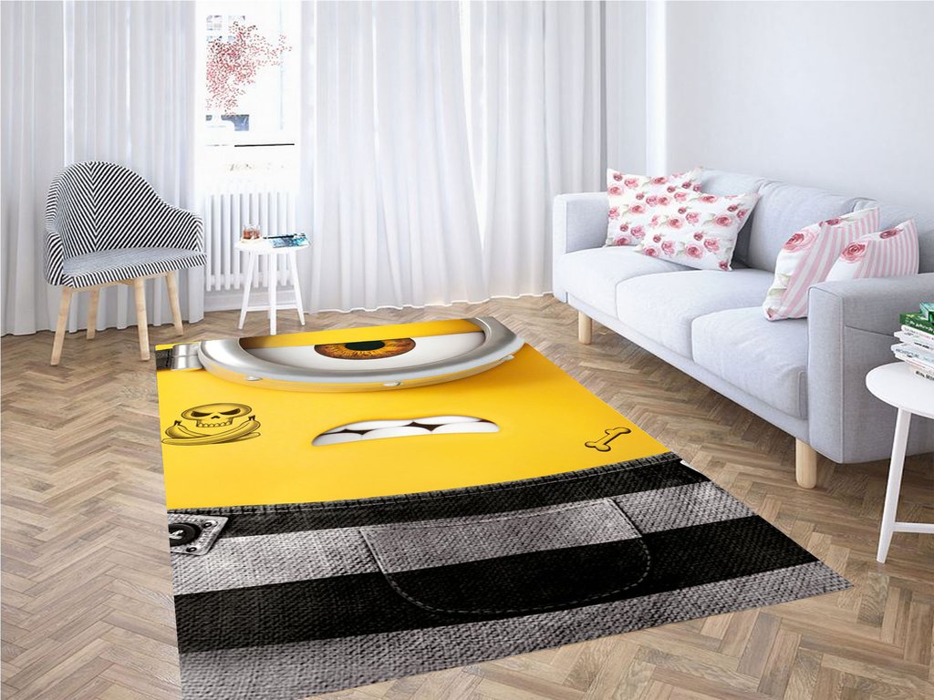 Despicable Me Living Room Modern Carpet Rectangle Rug