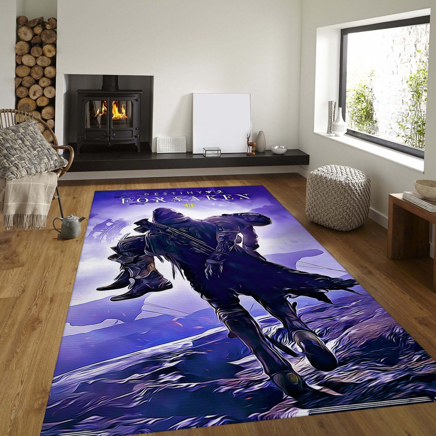 Destiny 2 Forsaken Rectangle Rug – Custom Size And Printing