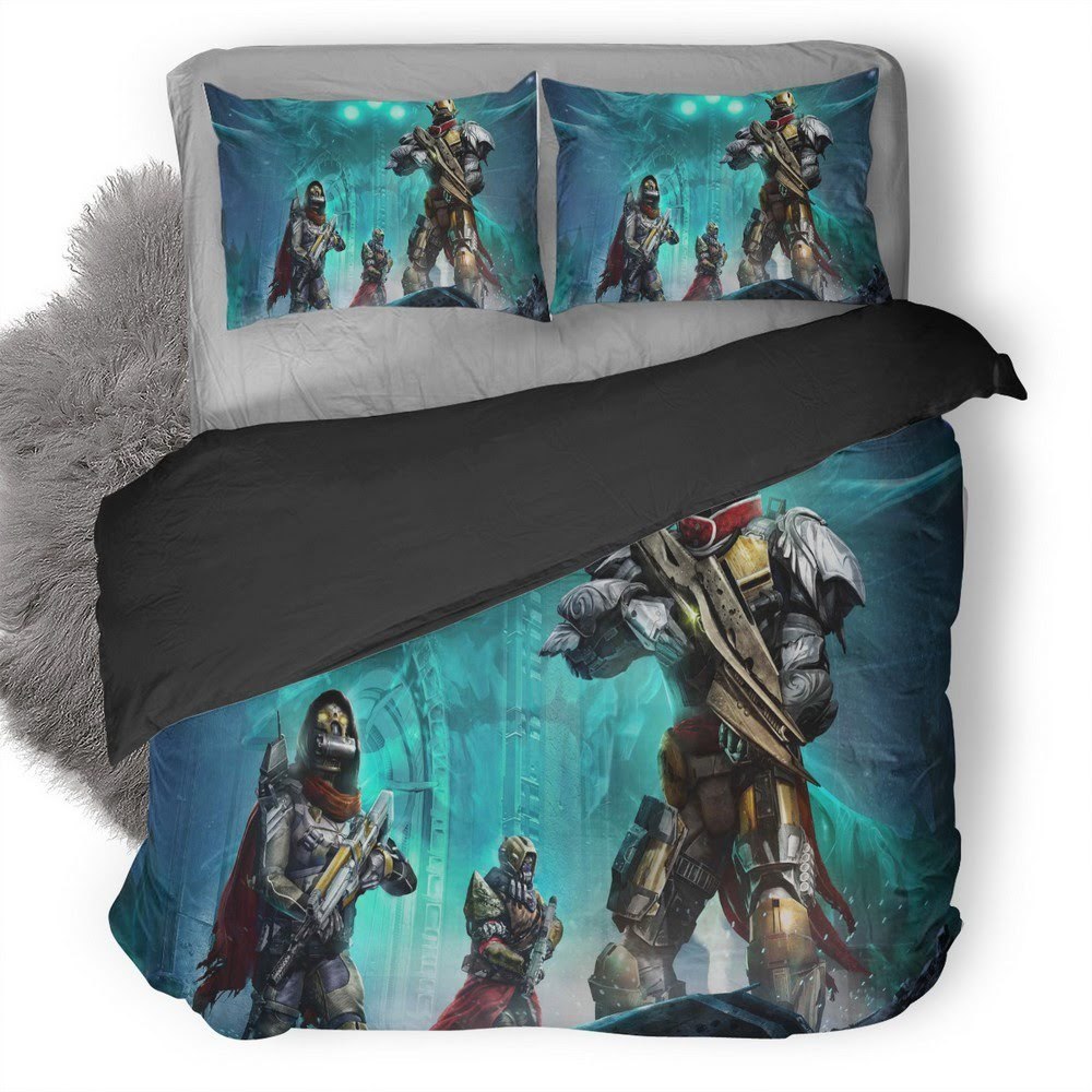 Destiny Armor 3D Customized Duvet Cover Bedding Set