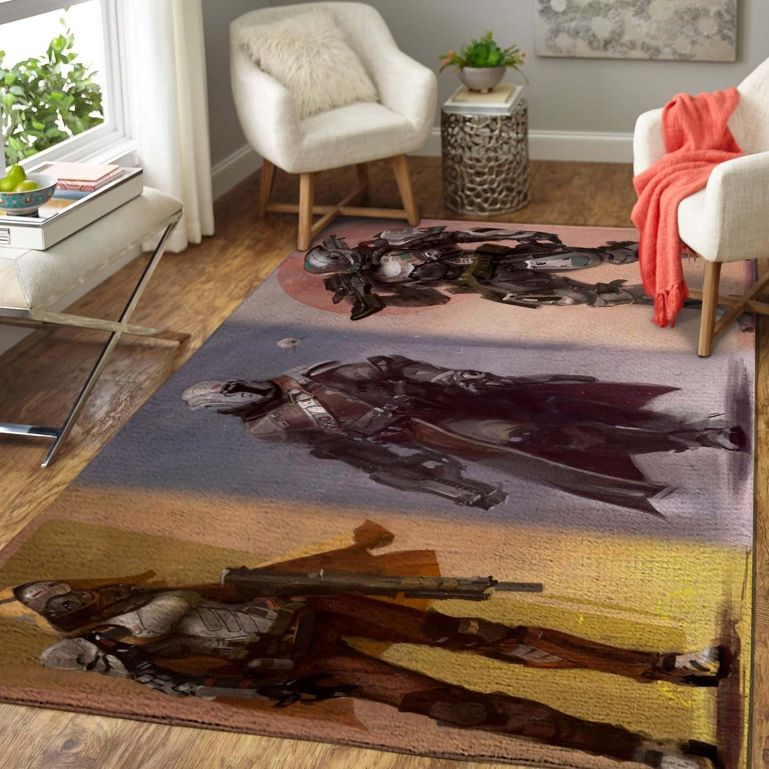 Destiny Hunter Gunslinger Area Rectangle Rug