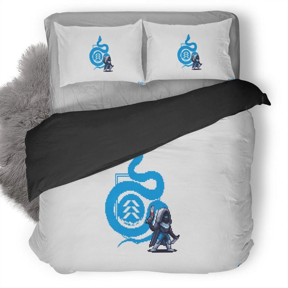 Destiny Pixel 3D Customized Duvet Cover Bedding Set