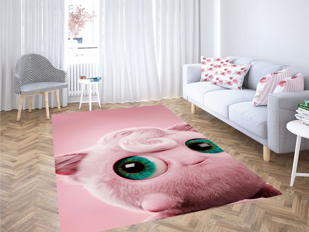Detective Pikachu Living Room Modern Carpet Rectangle Rug