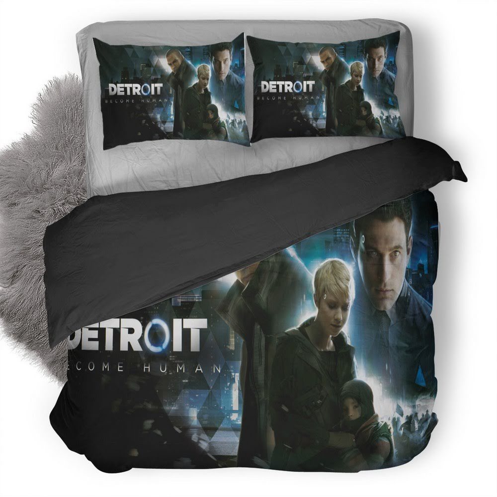 Detroit Become Human 3D Customized Duvet Cover Bedding Set