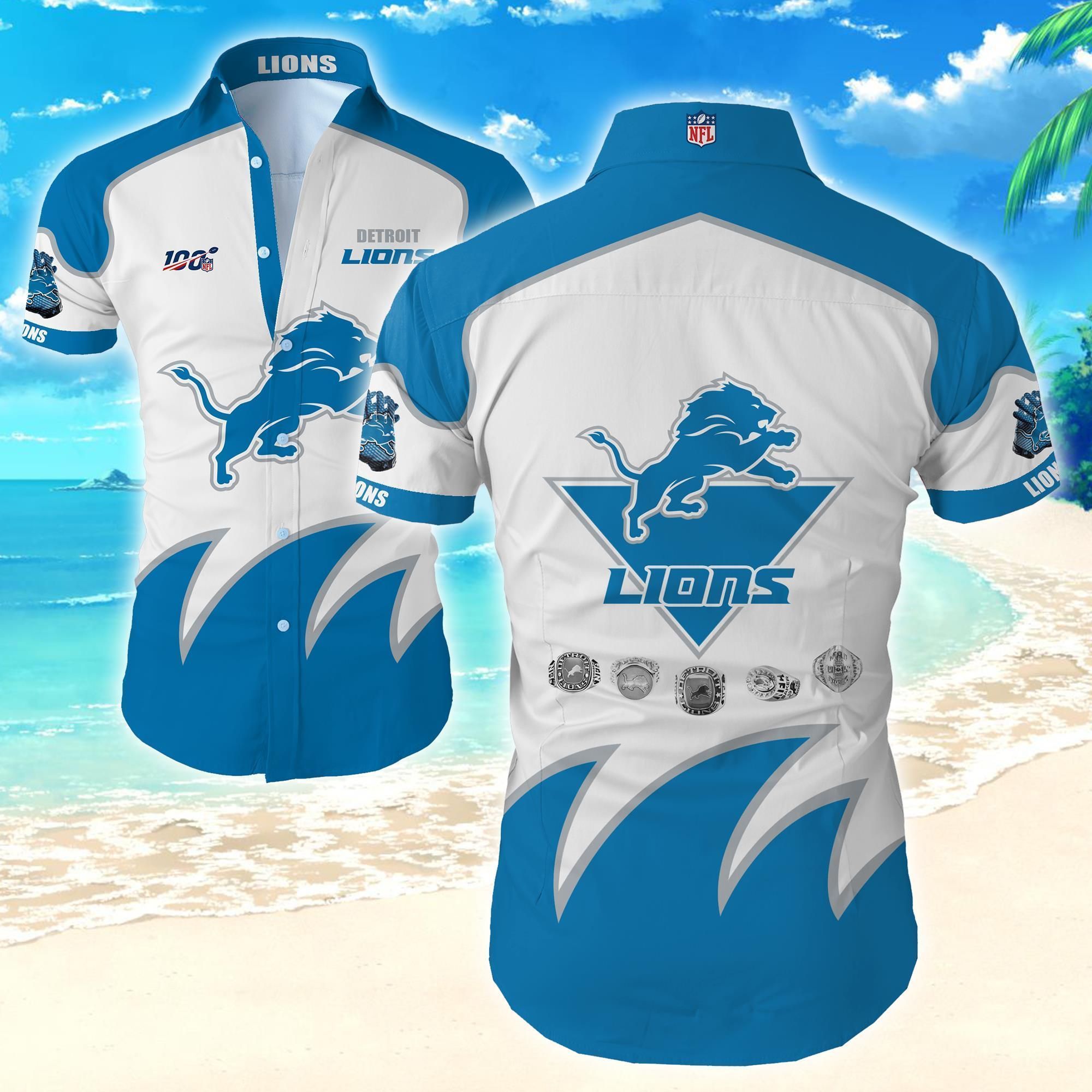 Detroit Lions1 Hawaiian Shirt